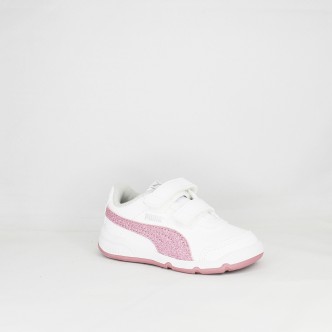 Puma stepfleex blanco rosa glitter