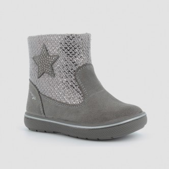 Primigi bota gris plata estrella