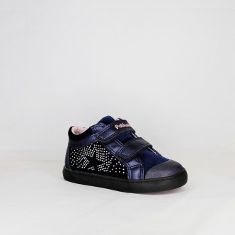 Pablosky botin azul velcro